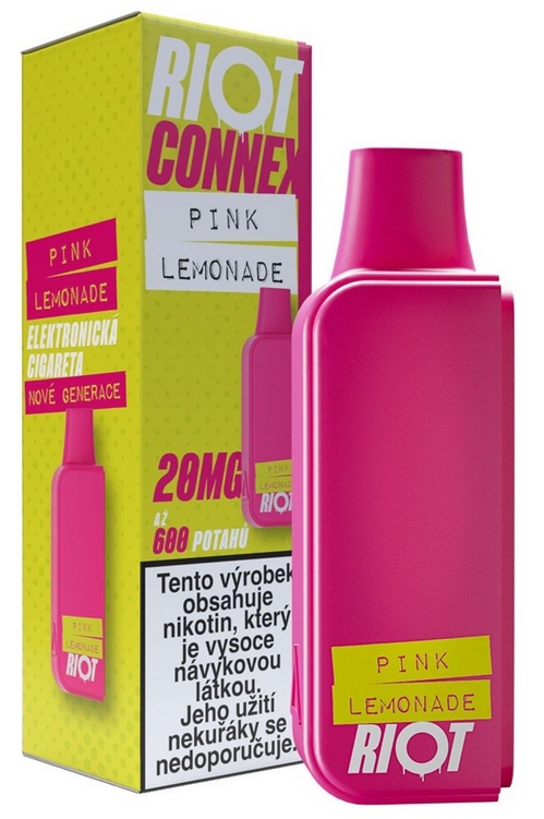 RIOT Connex kapsle Pink Lemonade 1 ks Množství nikotinu: 10mg