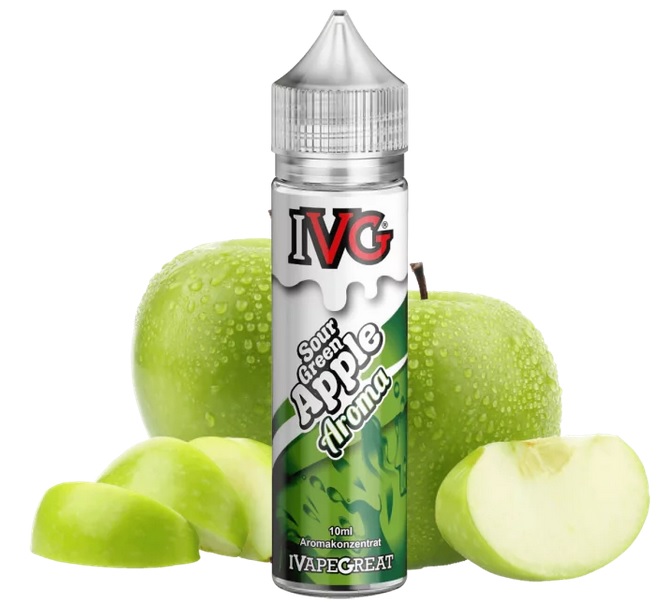 IVG Shake & Vape Sour Green Apple 10 ml