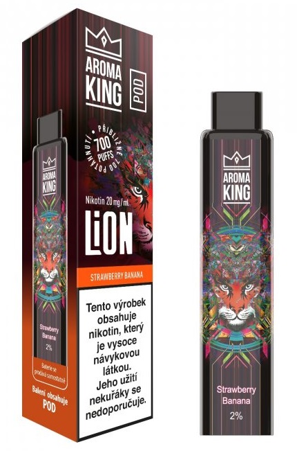 Aroma King LION POD - Strawberry Banana 20mg