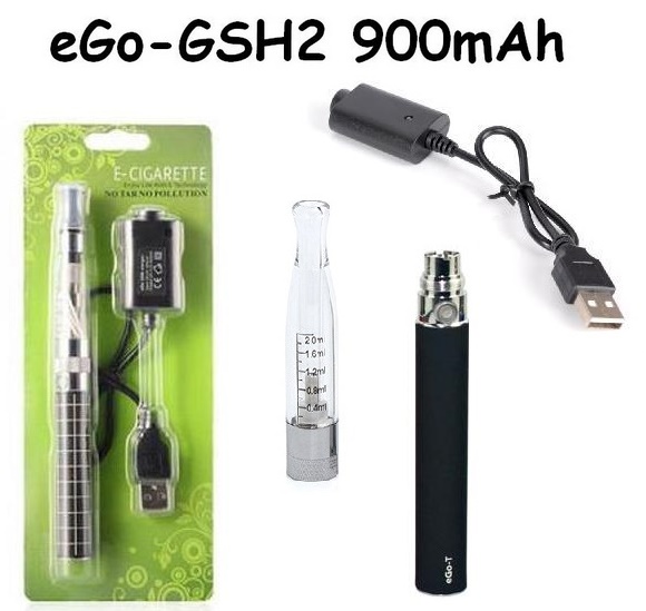 Elektronická cigareta eGo-GSH2 900mAh černá 1ks
