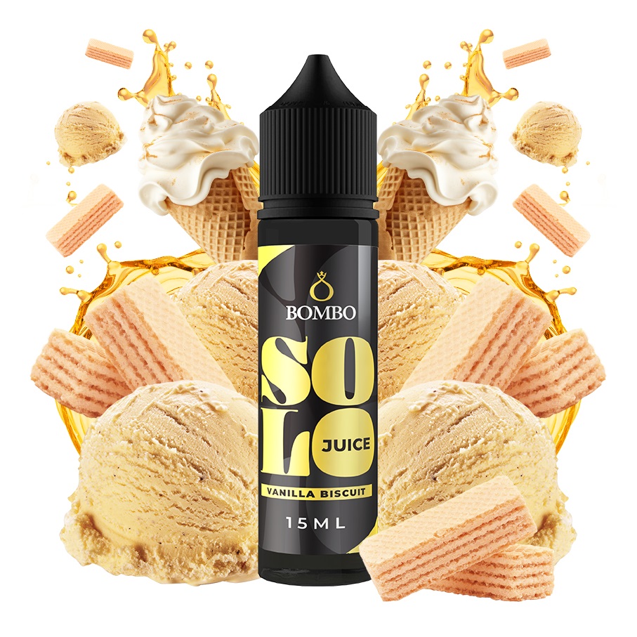 Bombo Solo Juice Vanilla Biscuit S & V 15 ml