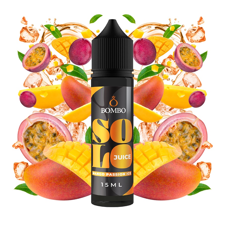 Bombo Solo Juice Mango Passion Ice S & V 15 ml