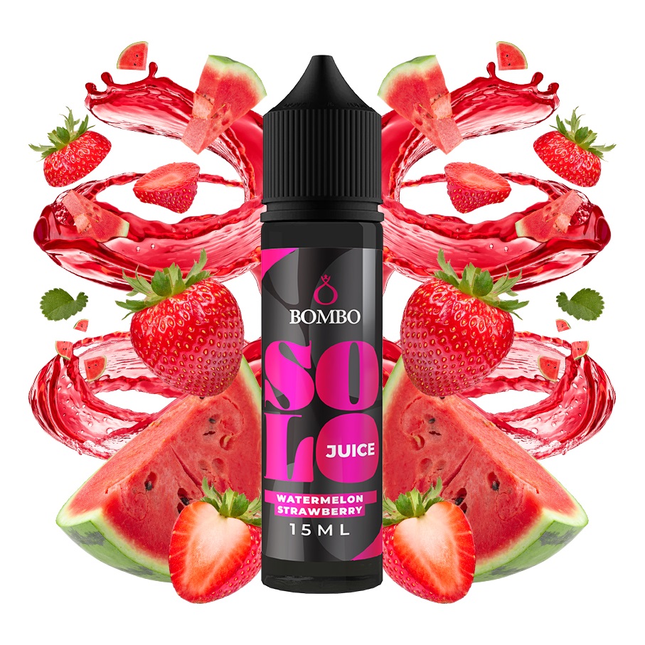 Bombo Solo Juice Watermelon Strawberry S & V 15 ml