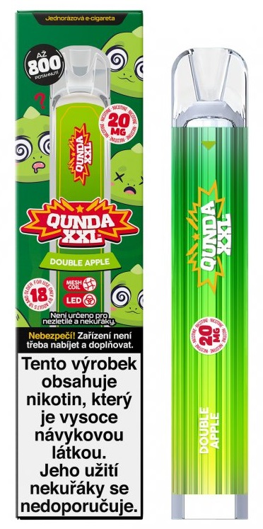 Qunda XXL Double Apple 20 mg 800 potáhnutí 1 ks