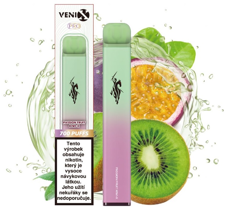 Venix Pro Passion Fruit Kiwi 18 mg 700 potáhnutí 1 ks