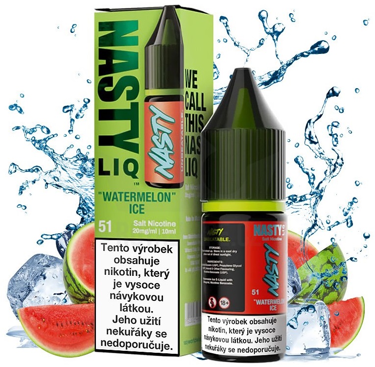 Nasty LIQ Salt - Watermelon Ice 10ml 20mg