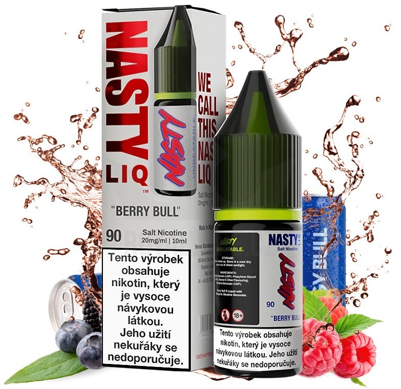 Nasty LIQ Salt - Berry Bull 10ml 20mg