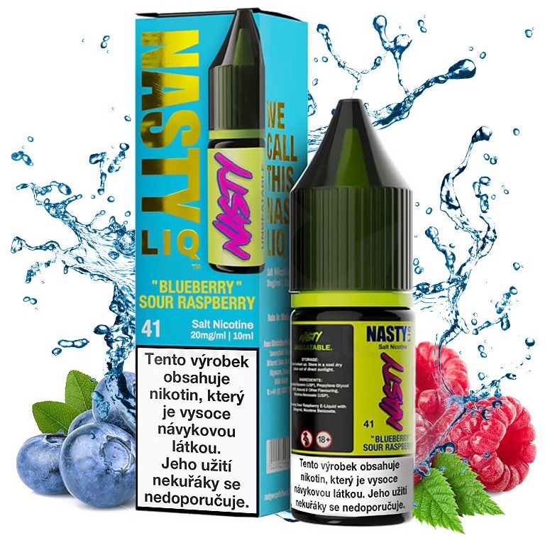 Nasty LIQ Salt - Blueberry Sour Raspberry 10ml 20mg