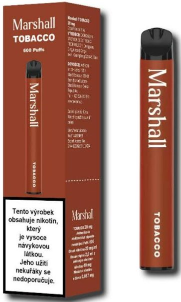 Marshall Tobacco 20 mg 600 potáhnutí 1 ks