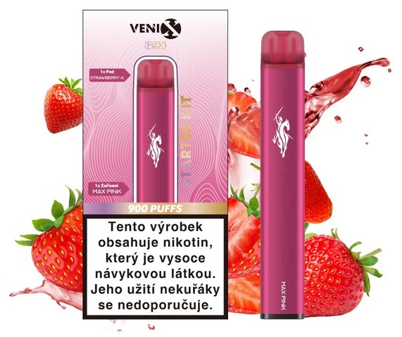 Venix MAX Starter Kit Max Pink 20 mg 900 potáhnutí 1 ks