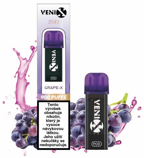 Venix Max Pod Grape-X 20 mg 900 potáhnutí 1 ks