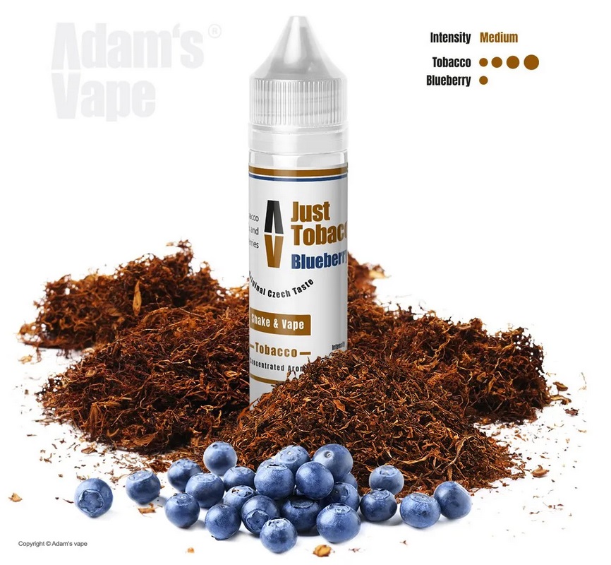 Adams vape Just Tobacco Blueberry Shake & Vape 12ml
