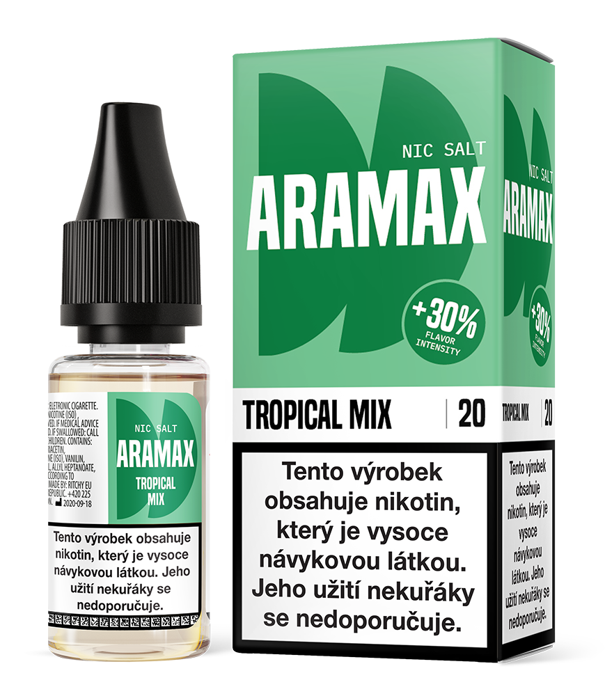 E-liquid Aramax Nic Salt - Tropical Mix 10ml Množství nikotinu: 10mg