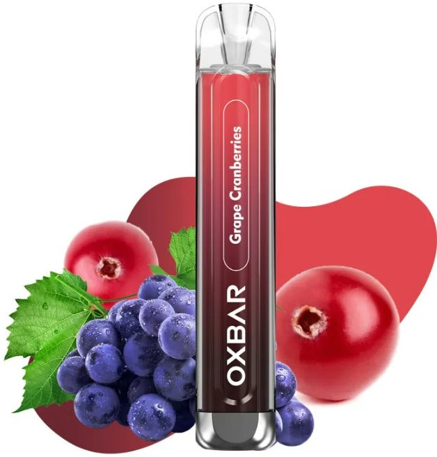 OXVA OXBAR C800 Grape Cranberries 16 mg 800 potáhnutí 1 ks