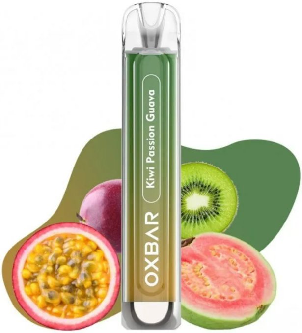 OXVA OXBAR C800 Kiwi Passion Guava 16 mg 800 potáhnutí 1 ks