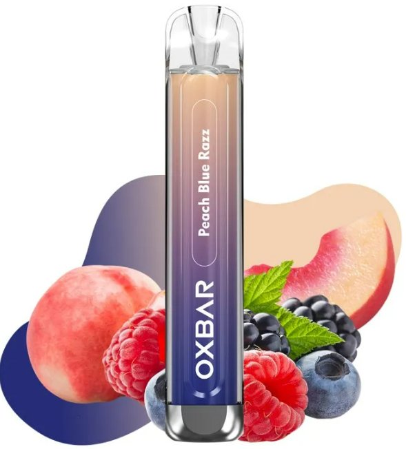 OXVA OXBAR C800 Peach Blue Razz 16 mg 800 potáhnutí 1 ks