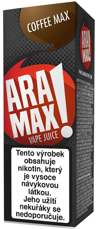 E-liquid ARAMAX Coffee Max 10ml Množství nikotinu: 6mg