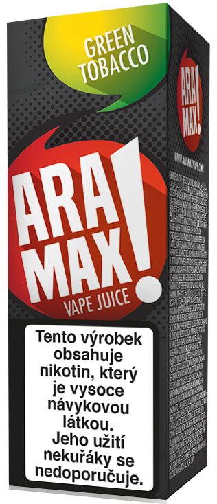 E-liquid ARAMAX Green Tobacco 10ml Množství nikotinu: 12mg