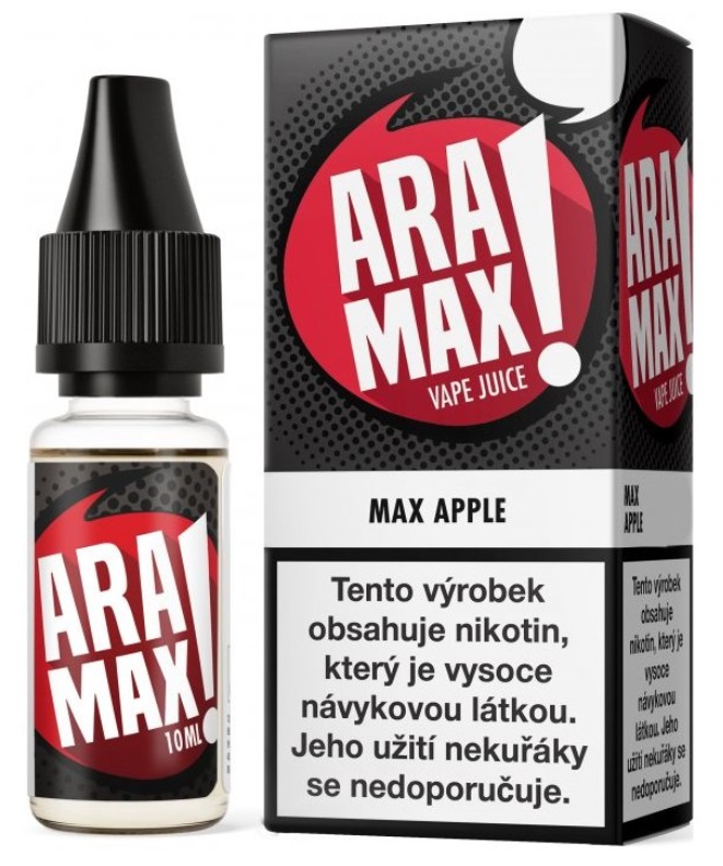 E-liquid ARAMAX Max Apple 10ml Množství nikotinu: 6mg