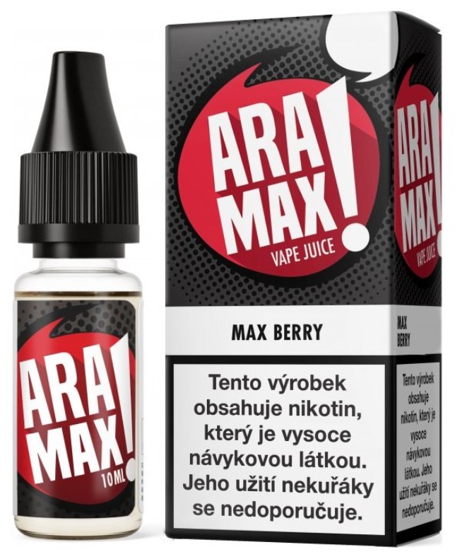 E-liquid ARAMAX Max Berry 10ml Množství nikotinu: 0mg