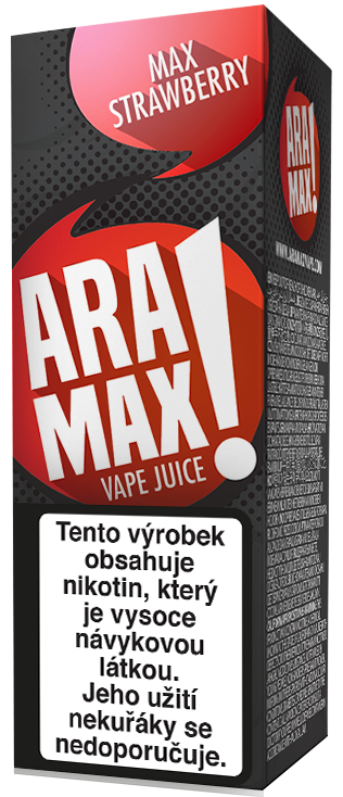 E-liquid ARAMAX Max Strawberry 10ml Množství nikotinu: 0mg