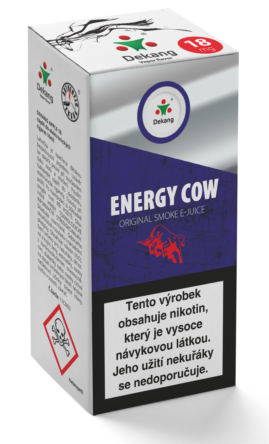 E-liquid Dekang 10ml Energy Cow Množství nikotinu: 0mg