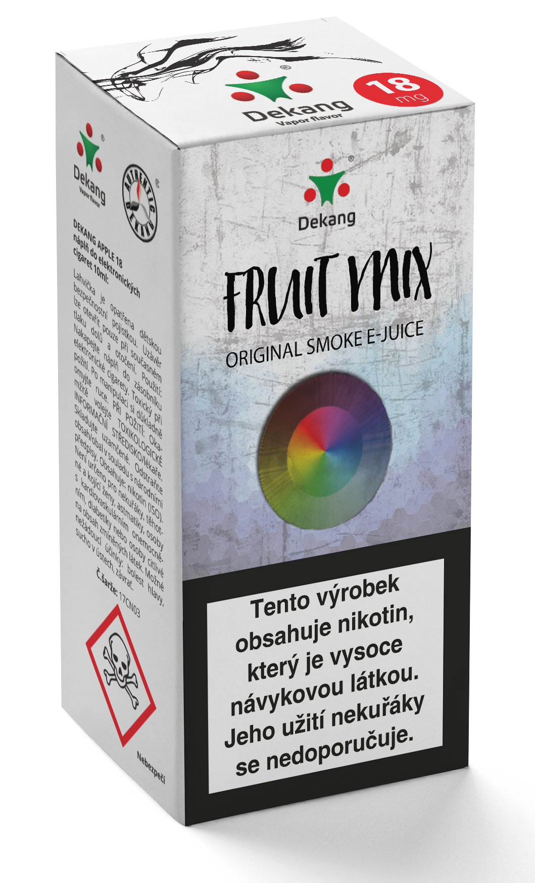 E-liquid Dekang 10ml Fruit Mix - Ovocný mix Množství nikotinu: 18mg