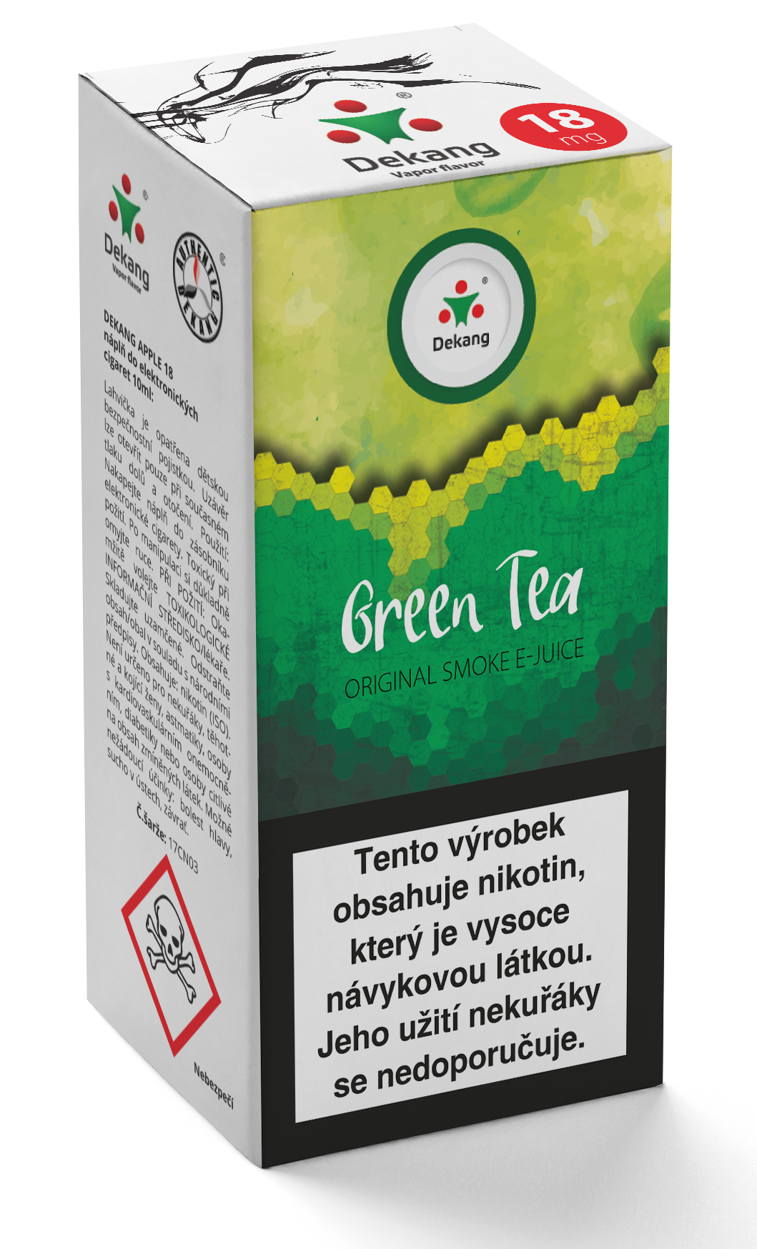 E-liquid Dekang 10ml Green Tea - Zelený čaj Množství nikotinu: 11mg