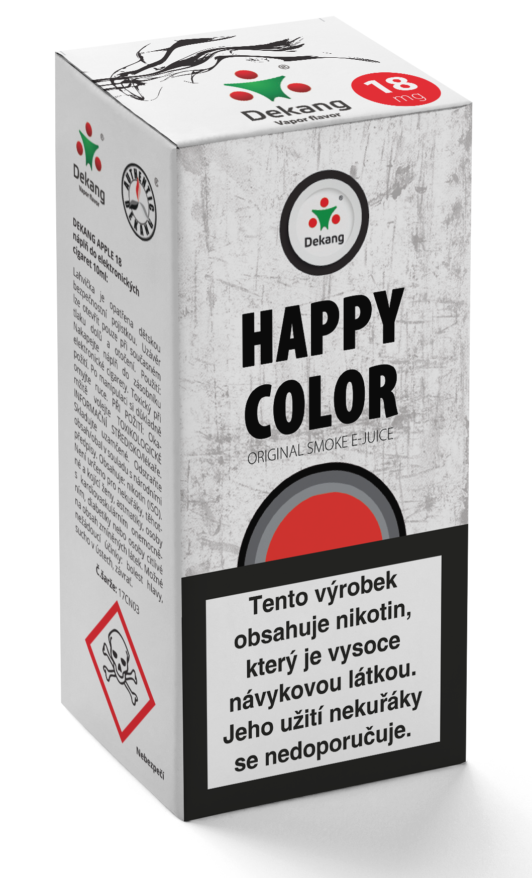 E-liquid Dekang 10ml Happy color Množství nikotinu: 11mg