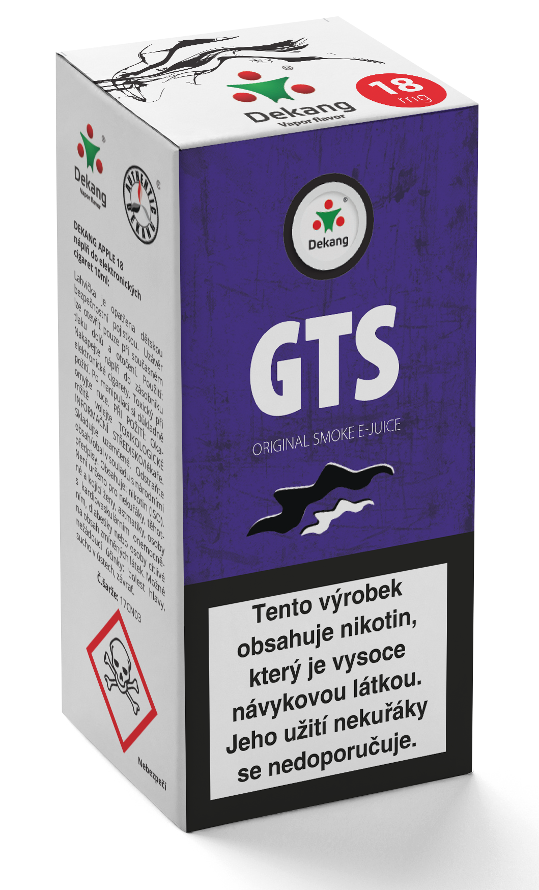 E-liquid Dekang 10ml GTS Množství nikotinu: 11mg