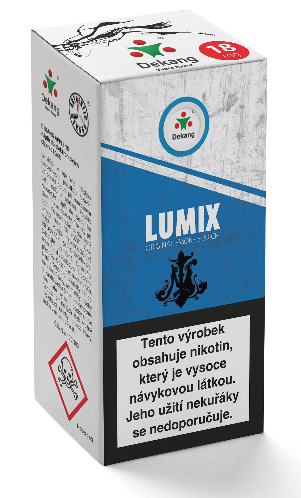 E-liquid Dekang 10ml Lumix - Lmix Množství nikotinu: 16mg