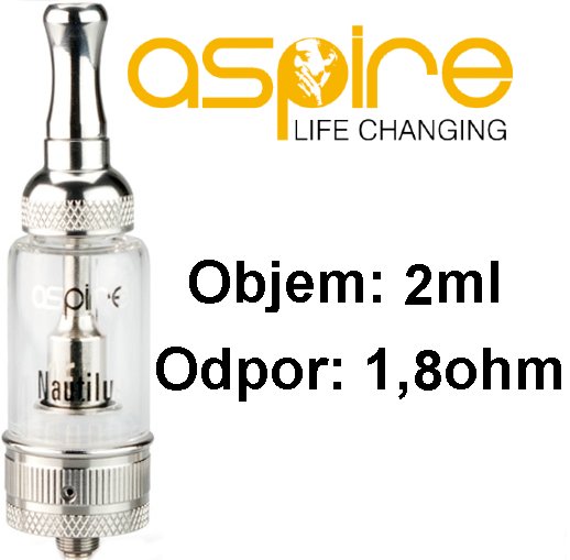 aSpire Nautilus Mini BVC Clearomizer 2ml čirý