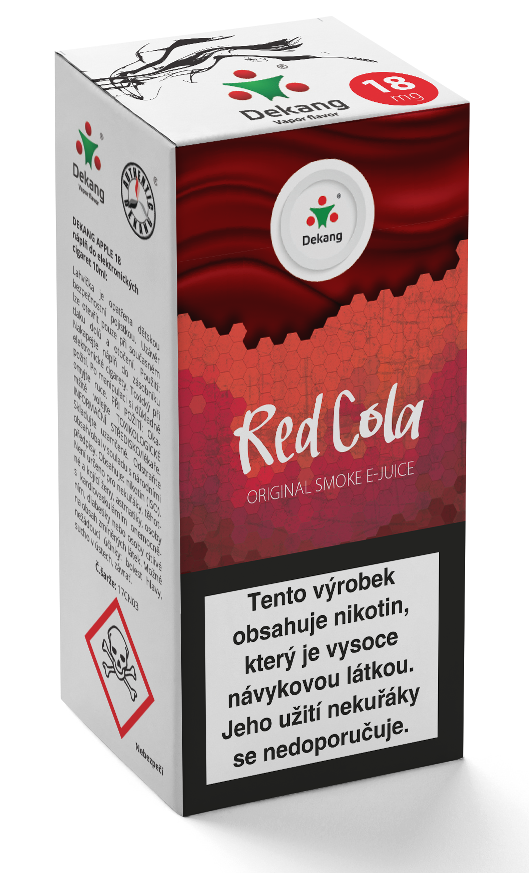 E-liquid Dekang 10ml Red Cola - Kola Množství nikotinu: 18mg