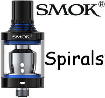 Smoktech Spirals Clearomizér modrý 2ml