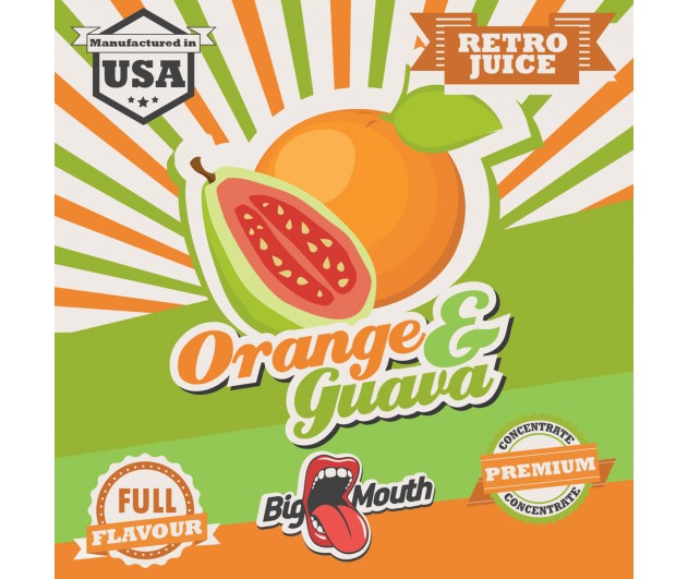 Příchuť Big Mouth RETRO - Pomeranč a guava 10ml