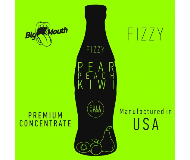 Příchuť Big Mouth FIZZY - Hruška, broskev, kiwi 10ml