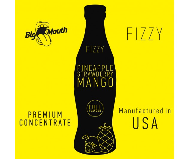 Příchuť Big Mouth FIZZY - Ananas, Jahoda, Mango 10ml