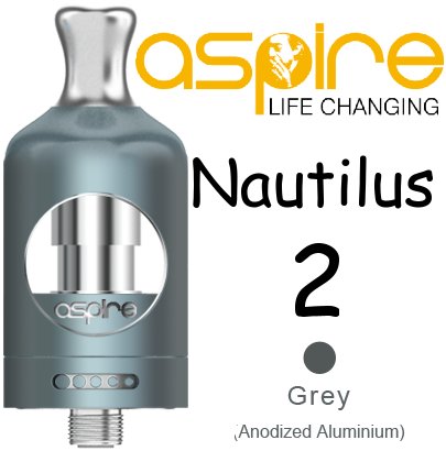 Aspire Nautilus 2 Clearomizér šedý 2ml