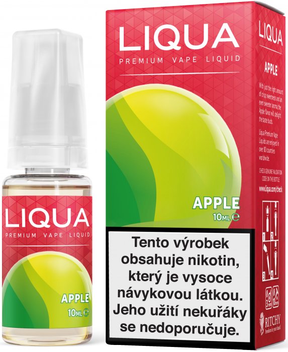 E-liquid LIQUA Elements Apple 10ml (jablko) Množství nikotinu: 18mg