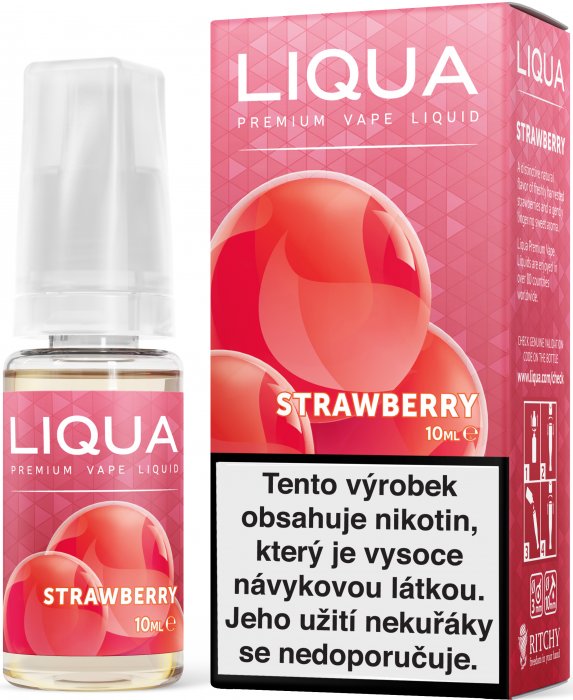 E-liquid LIQUA Elements Strawberry 10ml (Jahoda) Množství nikotinu: 12mg