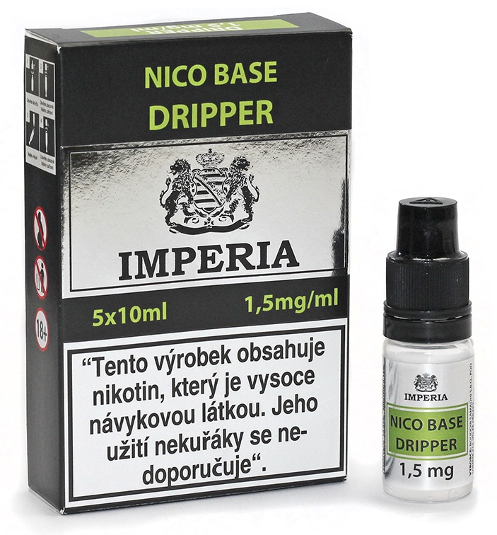 Nikotinová báze IMPERIA Dripper 5x10ml PG30/VG70 1,5mg