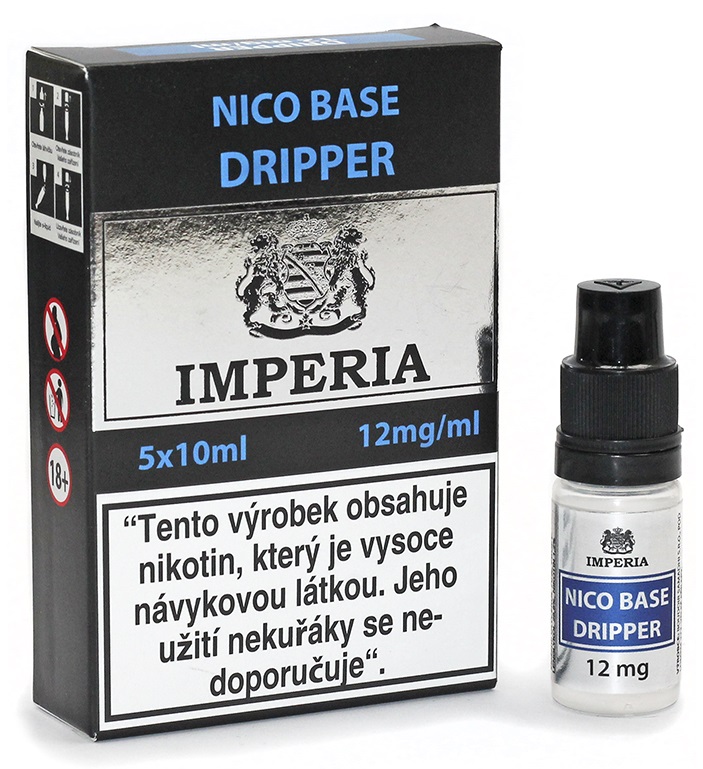 Boudoir Samadhi s.r.o. IMPERIA Nikotinová báze Dripper 30/70 12mg 5x10ml