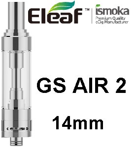 Ismoka Eleaf GS-Air 2 Dual Coil Clearomizér 2ml 1 ks čirý
