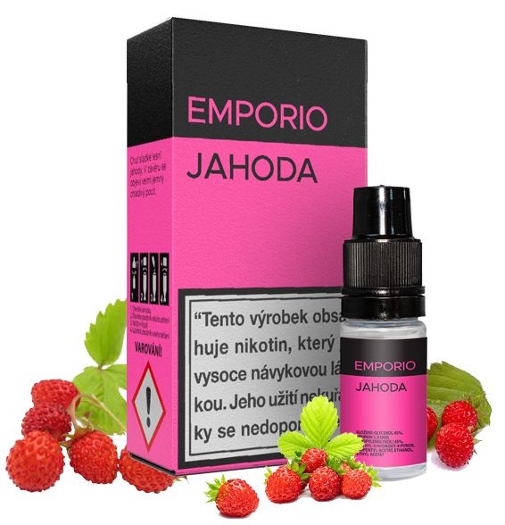 E-liquid EMPORIO Strawberry (Jahoda) 10ml Množství nikotinu: 3mg