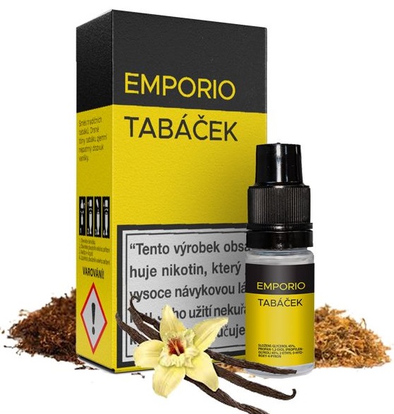 E-liquid EMPORIO Tobacco (Tabáček) 10ml Množství nikotinu: 6mg