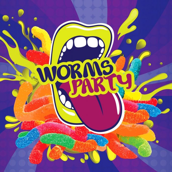 Příchuť Big Mouth Worms Party (Kyselé žížaly) 10ml