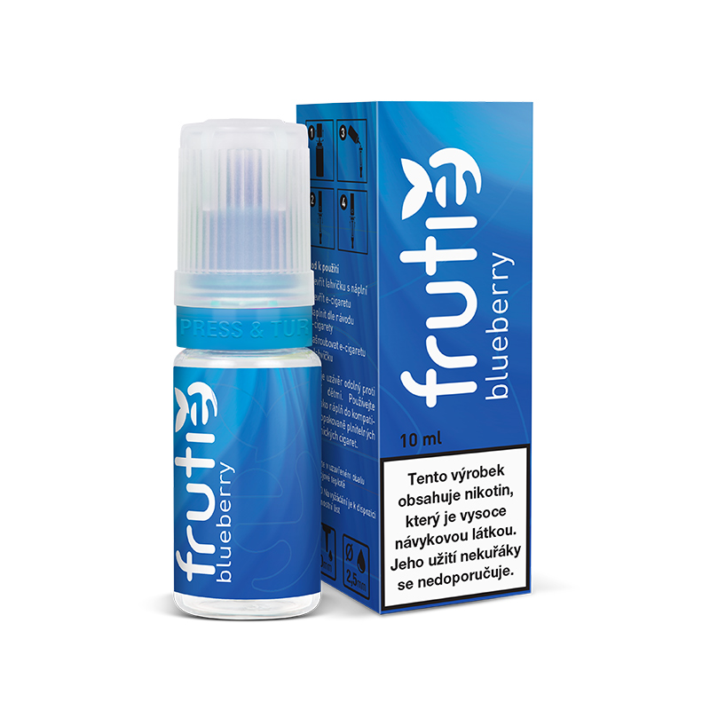 Frutie - Borůvka (Blueberry) 10ml Množství nikotinu: 2mg