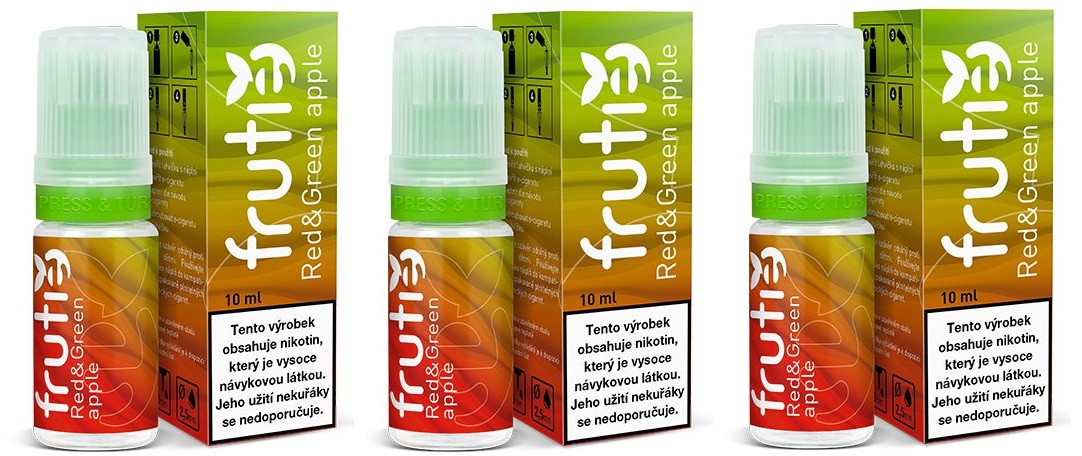 Frutie - Jablko (Red and Green Apple) 30ml Množství nikotinu: 14mg