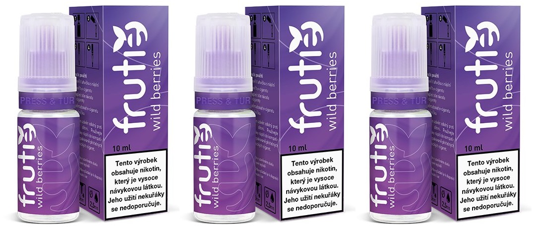 Frutie - Lesní plody (Wild Berries) 30ml Množství nikotinu: 14mg