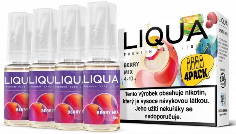 E-liquid LIQUA Elements Berry Mix 4Pack 4x10ml Množství nikotinu: 12mg